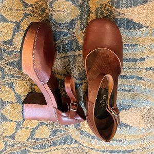 Rare! Swedish Hasbeens Ann-Sofi Platform Clogs